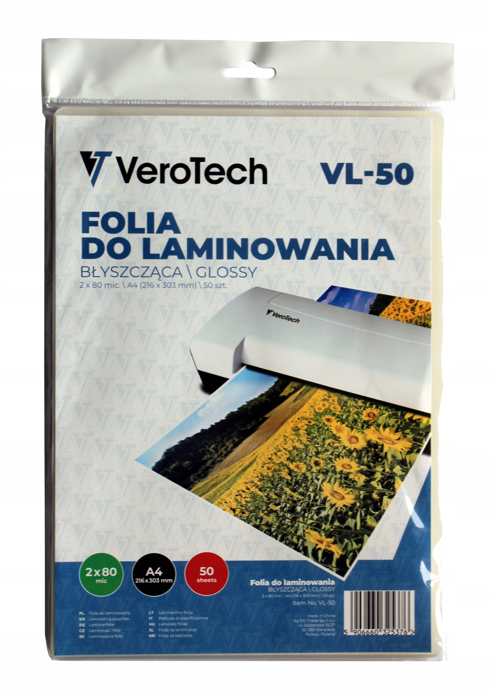 Antystatyczne właściwości folii Verotech