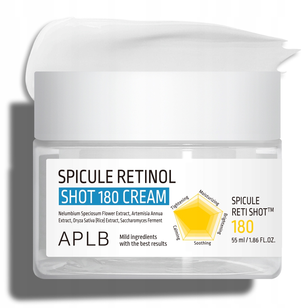 APLB Spicule Retinol Shot 180 Cream – Krem do twarzy dla zdrowej i promiennej skóry