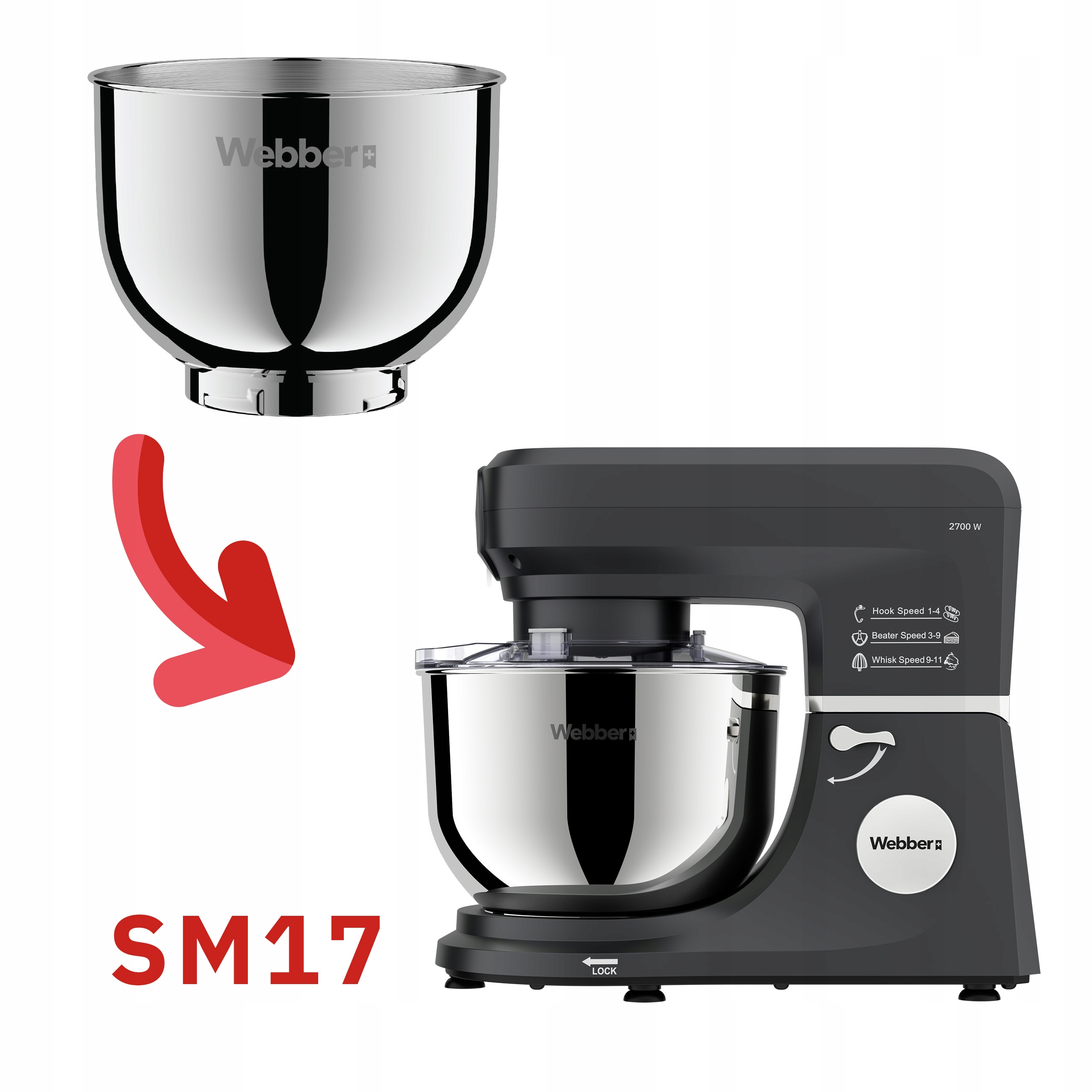 Dlaczego warto mieć drugą misę INOX do robota Webber SM17?
