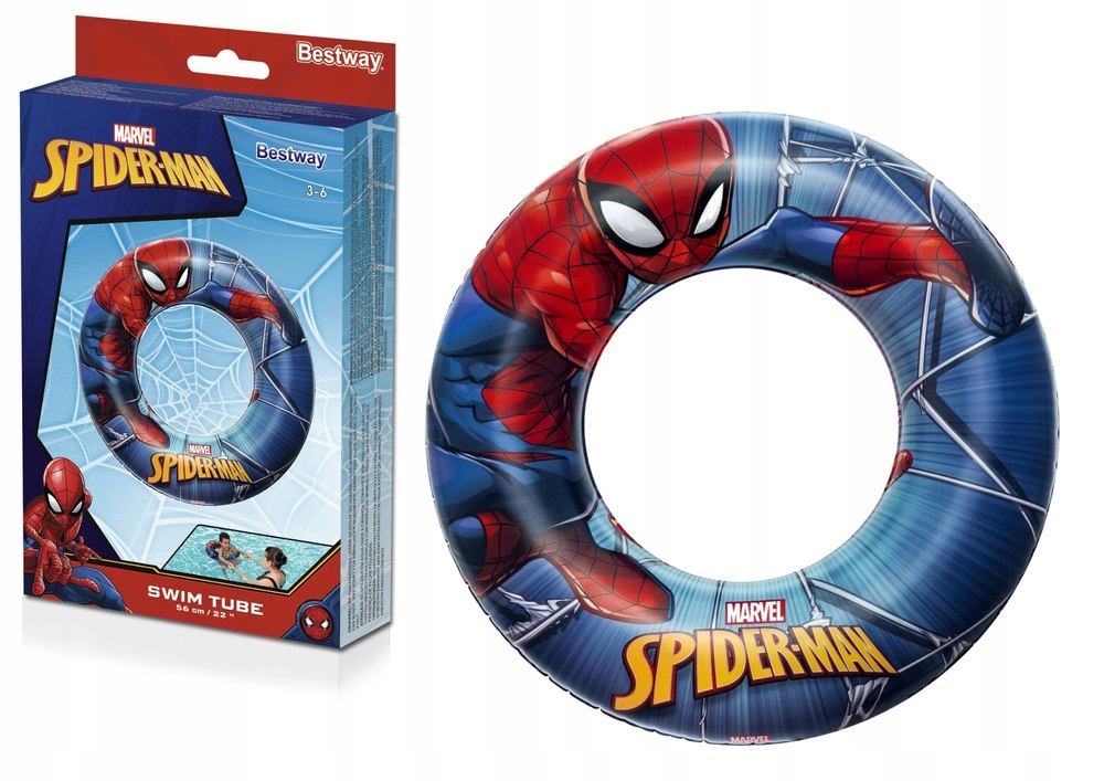 Bestway Kółko dmuchane do pływania Spider-Man – Idealny towarzysz wodnych przygód