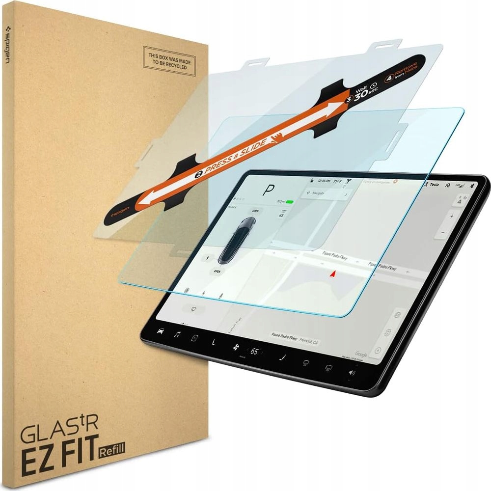 Spigen Spigen Tesla EZ Fit Refill Anti Glare Screen Protector – Ochrona ekranu dla Tesla Model Y/3
