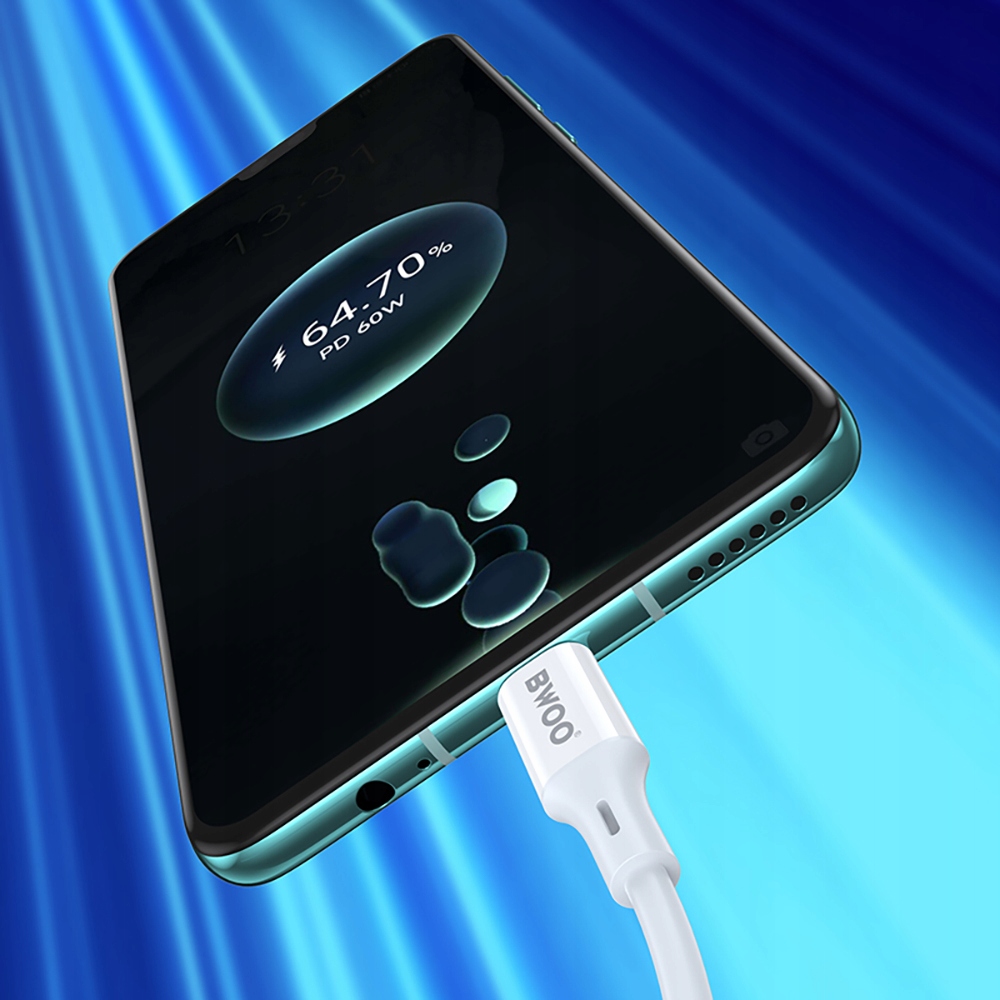 Wydajność ładowania do 60W – Idealny do iPhone 15 i innych urządzeń