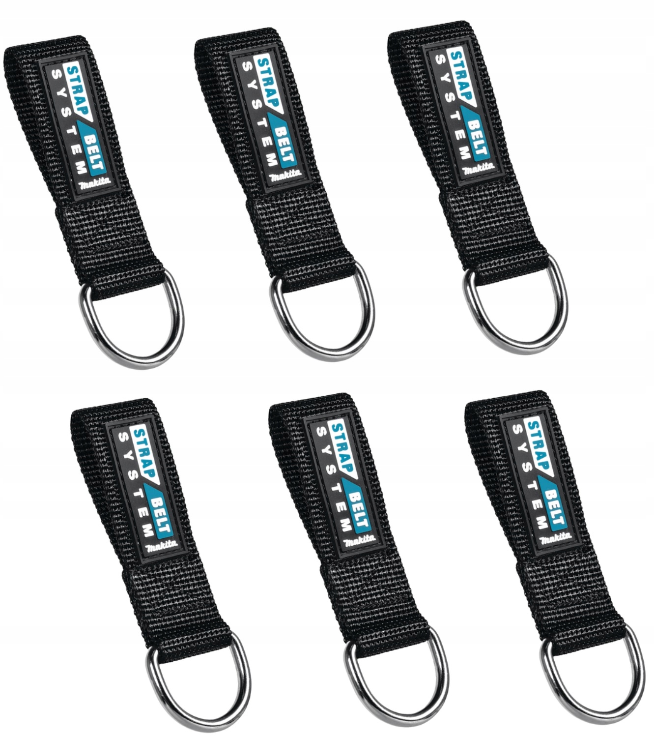 Pętle pasowe Makita E-05315 – Zestaw 6 sztuk dla Twojego warsztatu