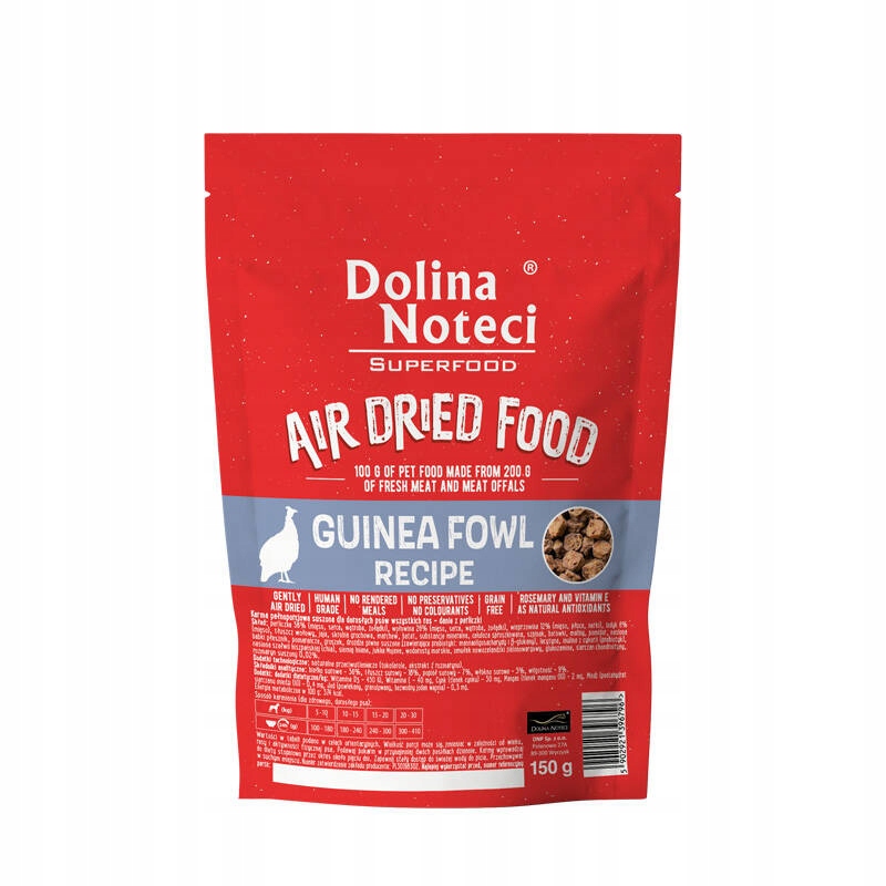 Dolina Noteci Superfood – Danie z perliczki karma suszona dla psa 150 g
