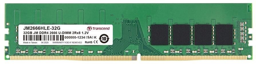 Transcend JetRam DDR4 32 GB 2666MHz – Wydajność i niezawodność w jednym