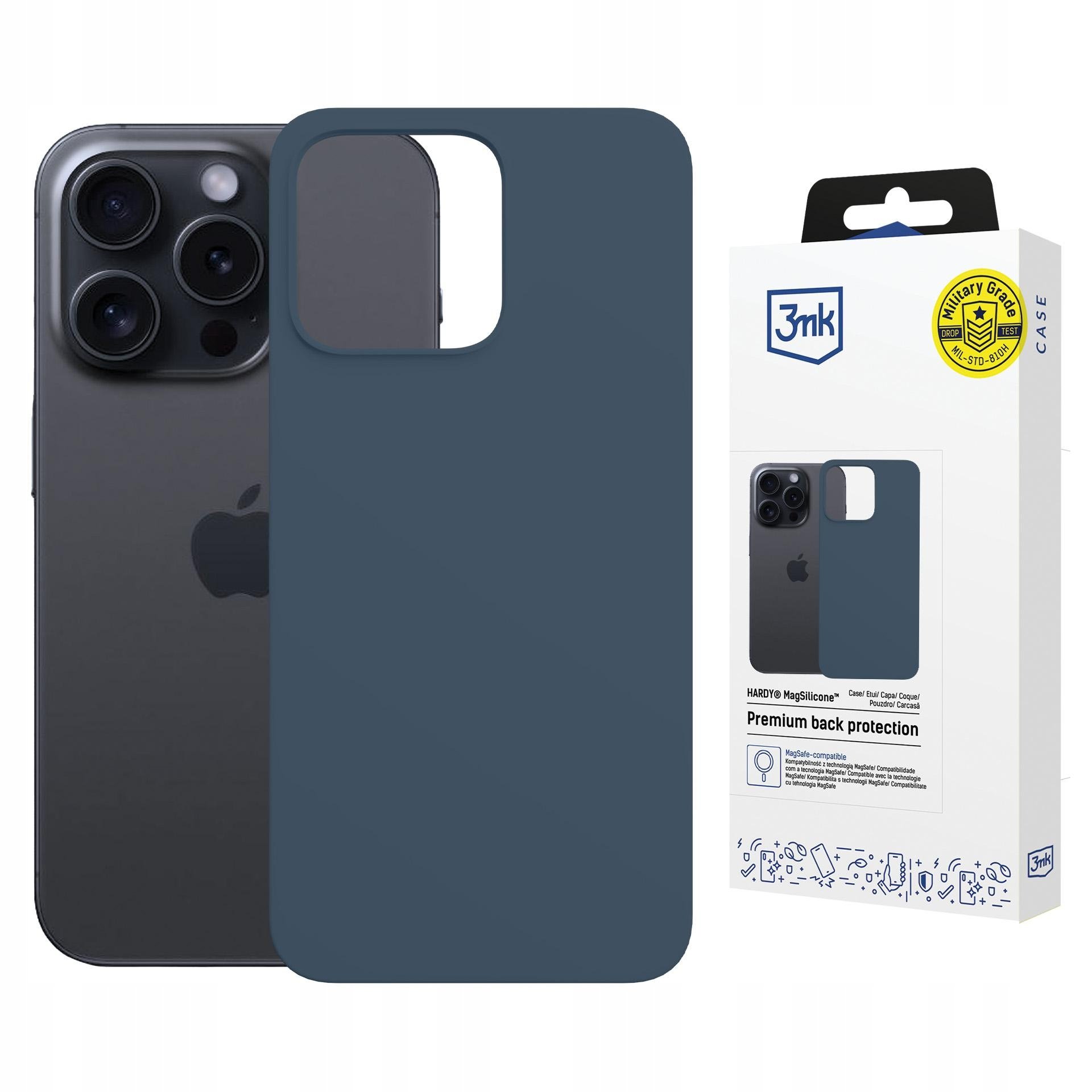 Etui 3MK Hardy MagSilicone do Apple iPhone 15 Pro Max – Ochrona i styl w jednym