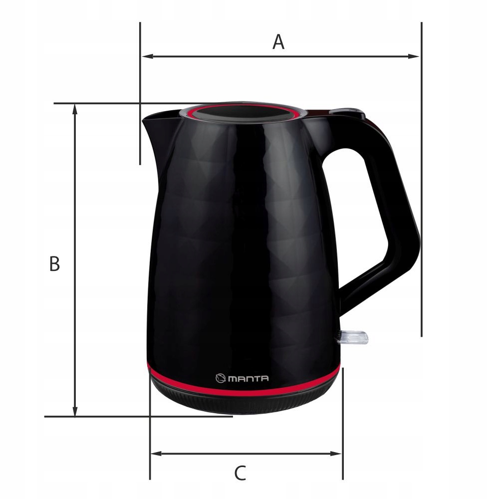 Pojemność 1,7L – Idealny dla rodzin i gości