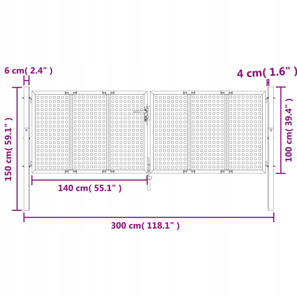 Wymiary bramy ogrodowej – Szczegóły dotyczące rozmiaru