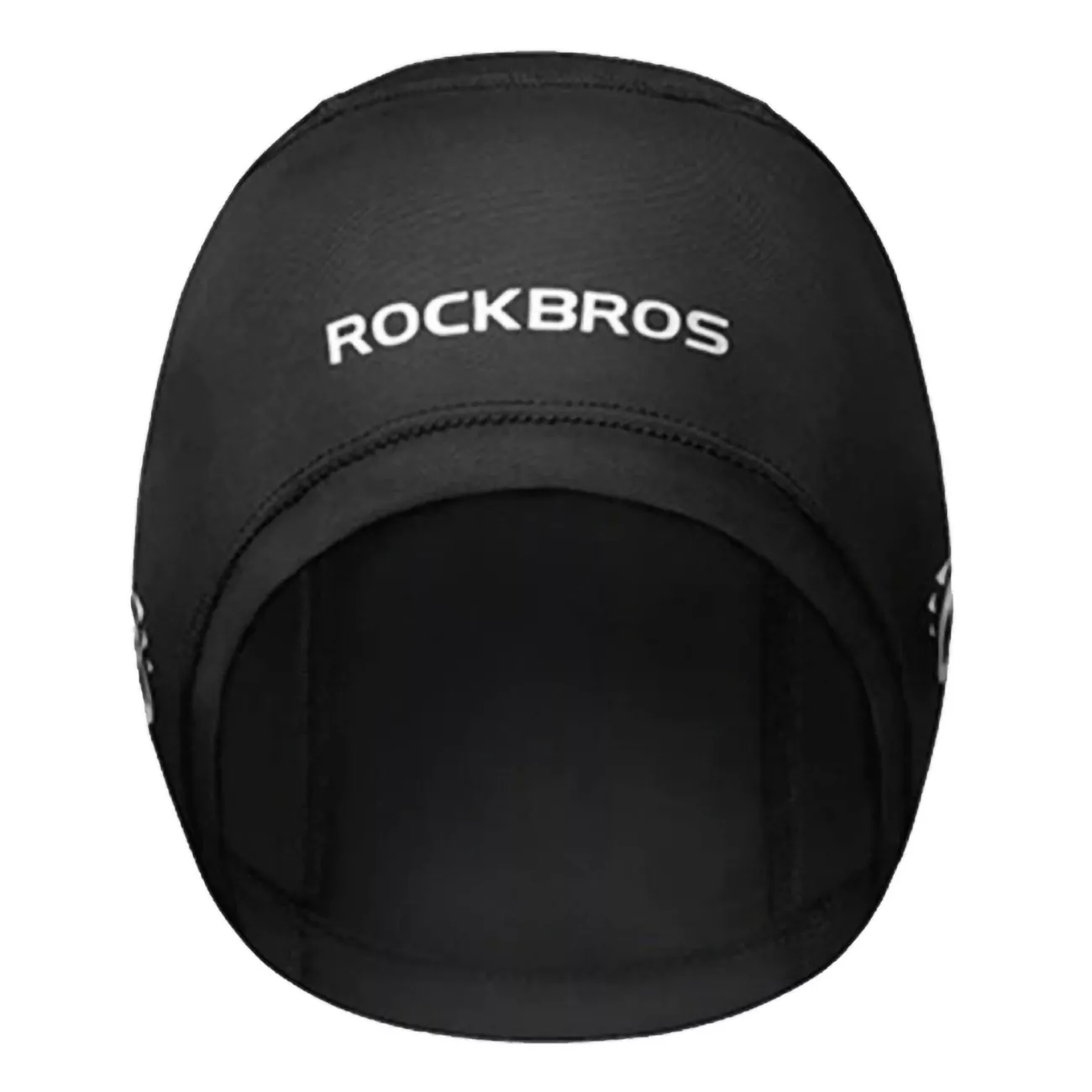 Czapka kolarska Rockbros YPP037 z wycięciami na okulary na białym tle