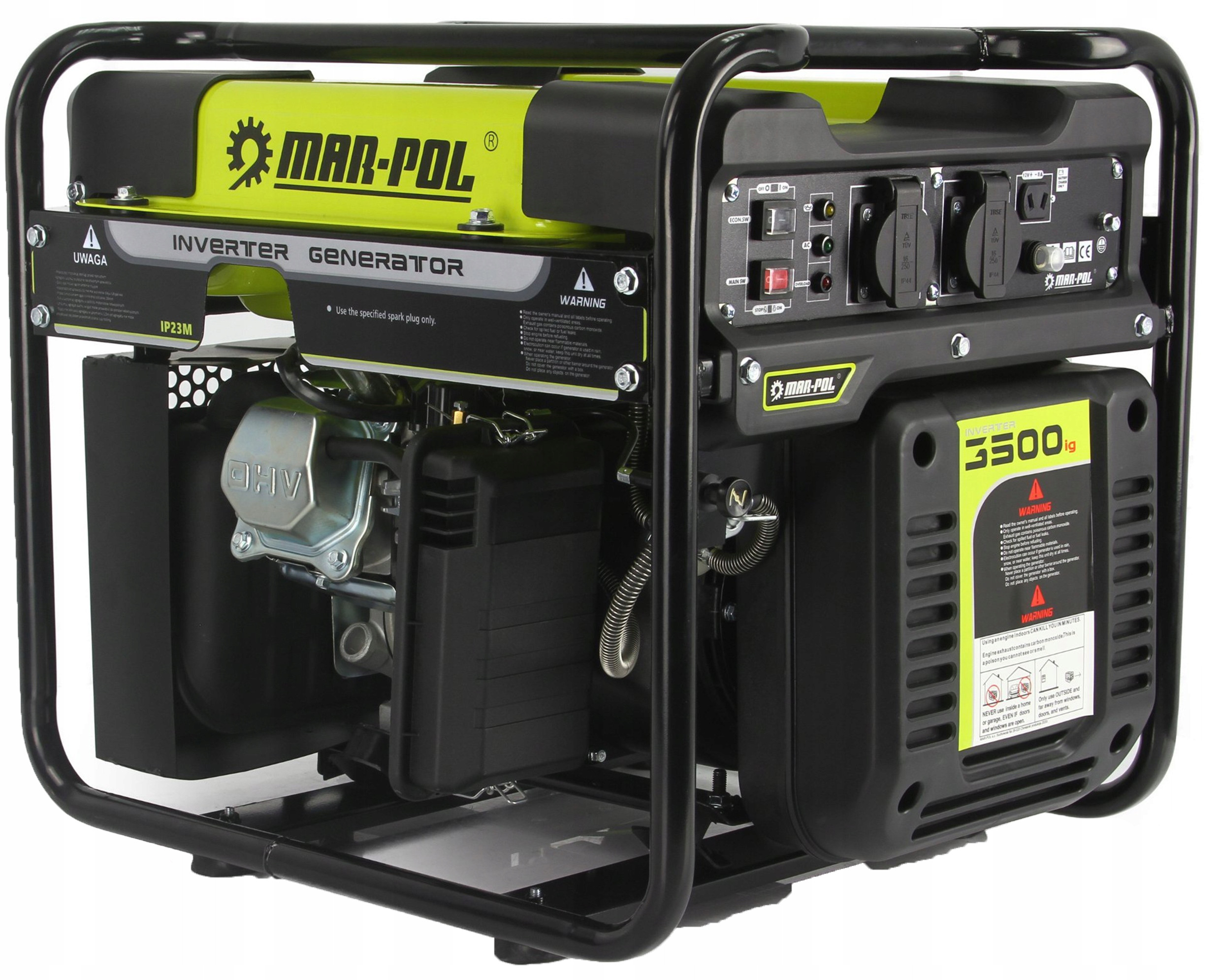 Wydajny silnik OHV i elektroniczny układ inwertora