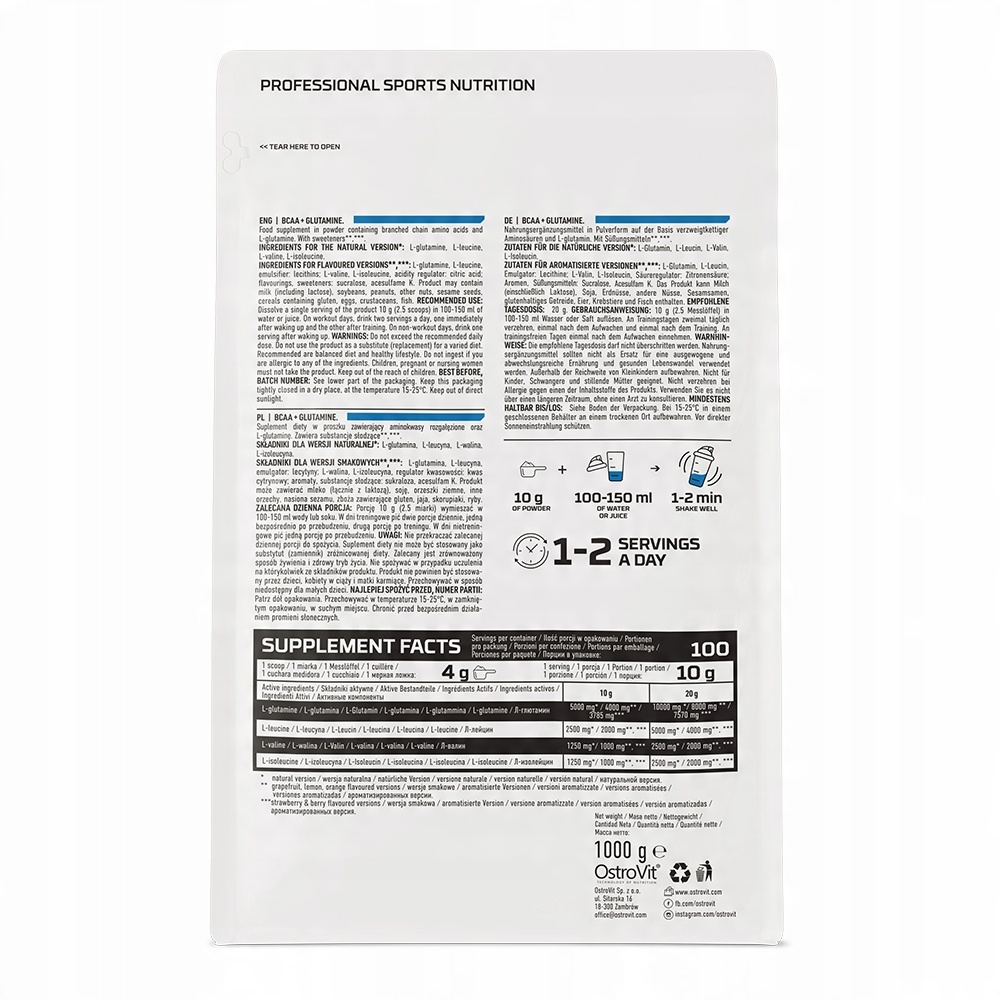 Źródło aminokwasów rozgałęzionych BCAA – Klucz do efektywnego treningu