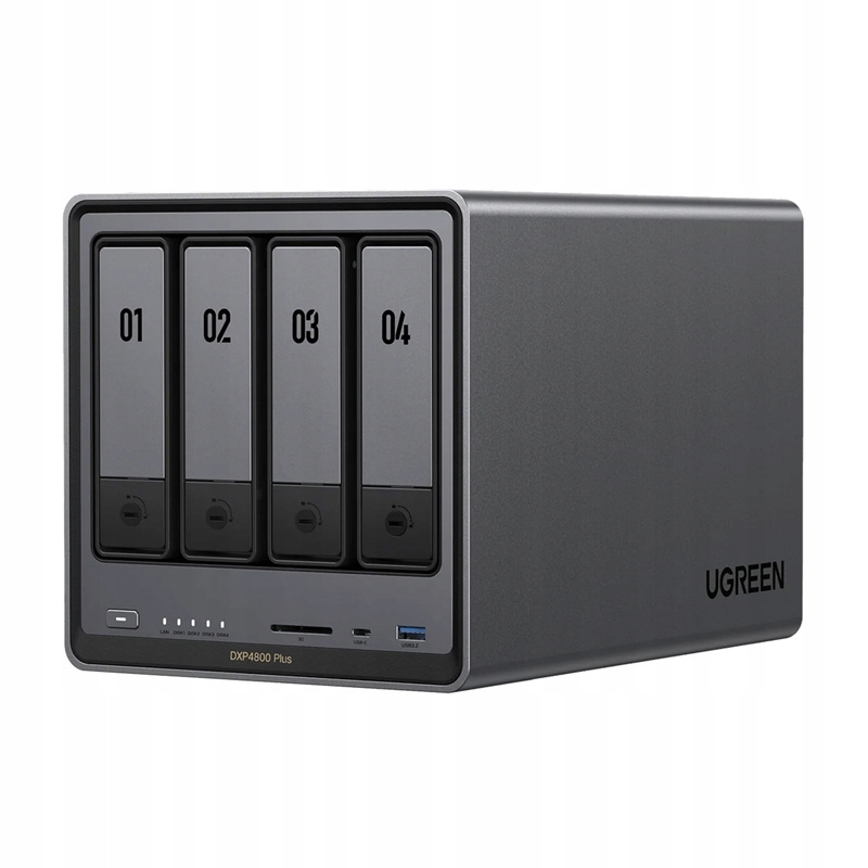 UGREEN Network Attached Storage NAS DXP4800 Plus EU – Wydajny serwer plików dla Twojego domu i biura