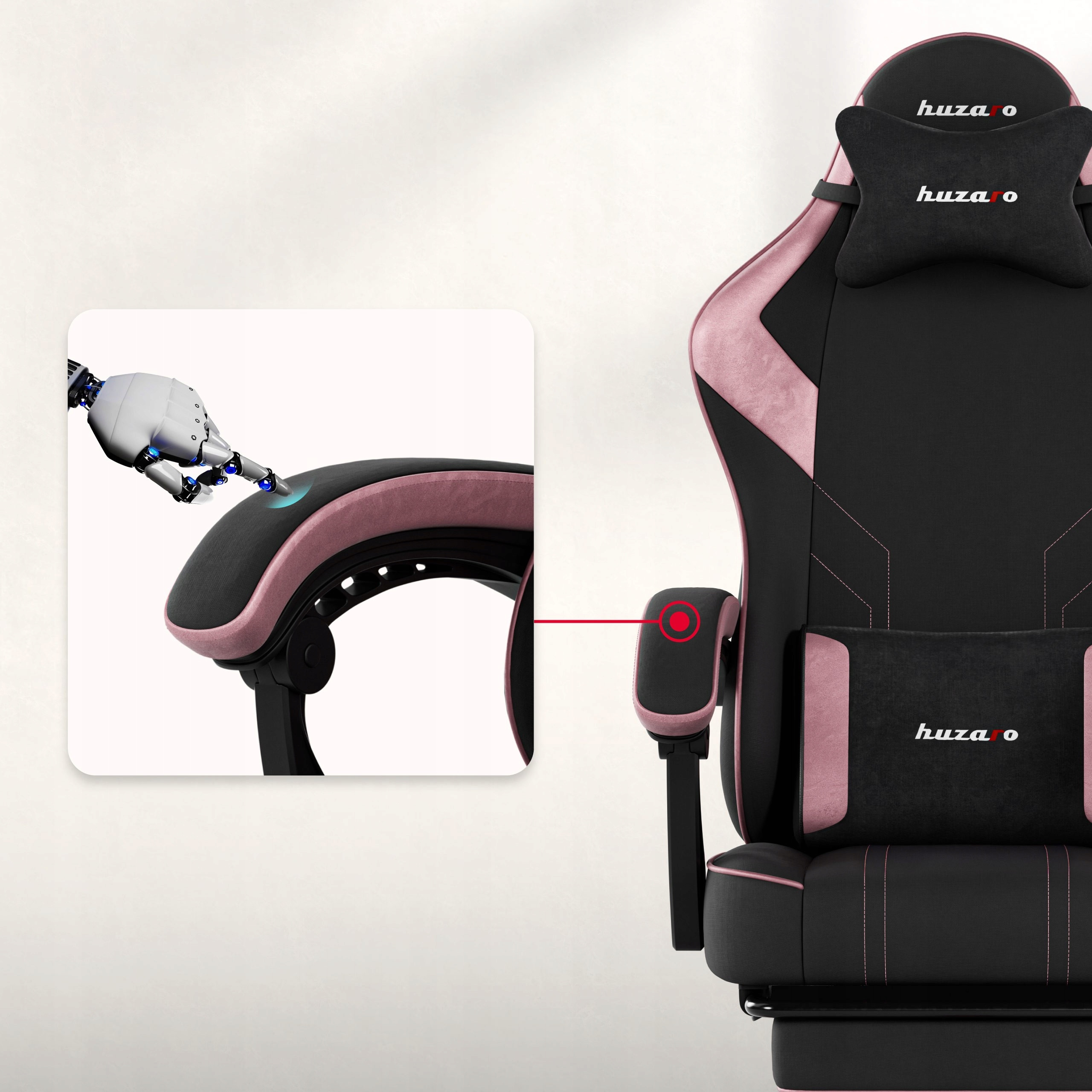 Miękkie podłokietniki – wygoda podczas pracy i gry