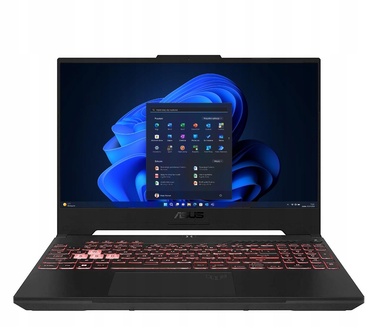 Laptop Asus TUF Gaming A15 FA507NV-TT901W – Wydajność i styl w jednym