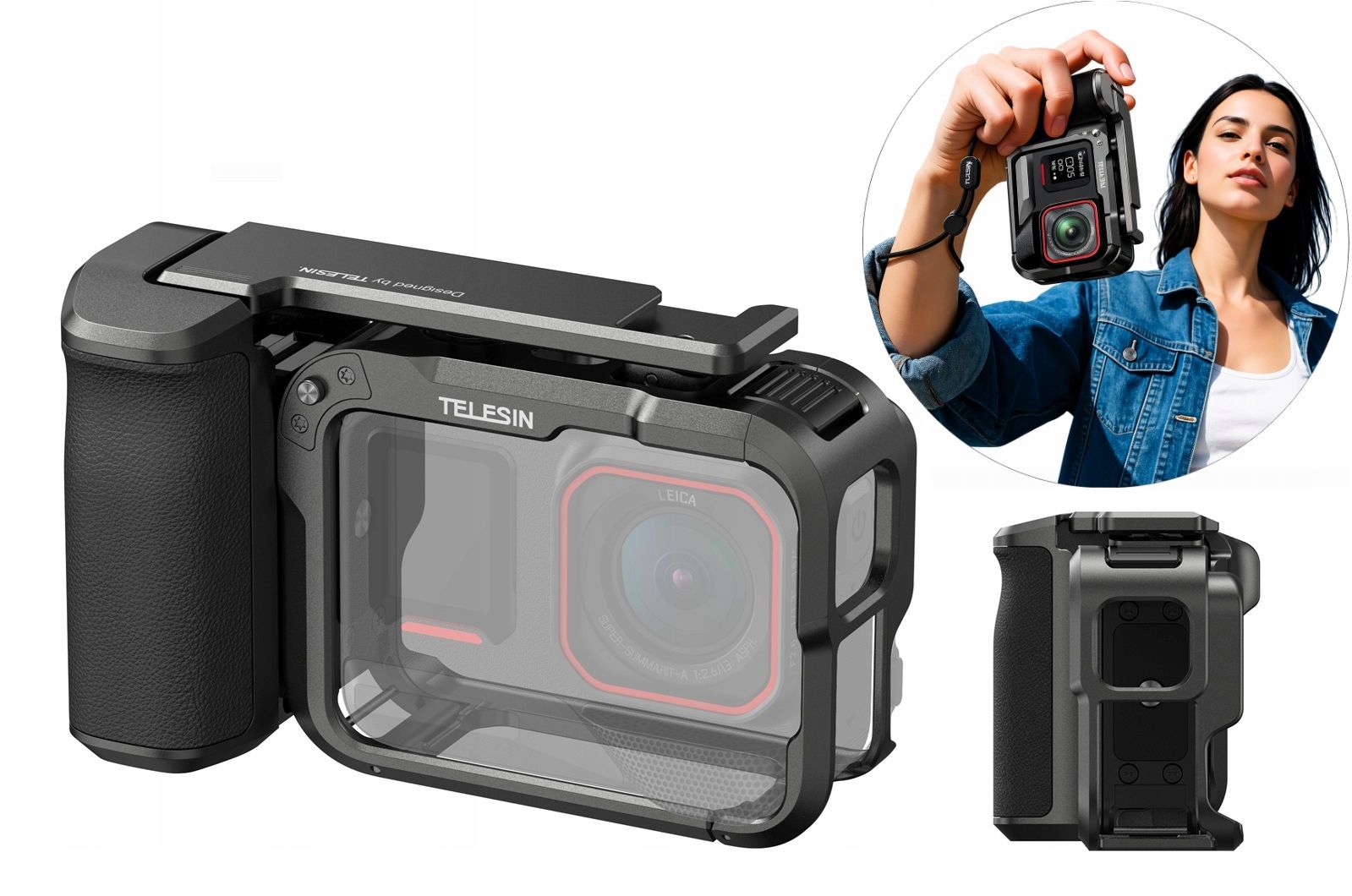 Uchwyt Grip Ramka Montażowa Frame Mount ISO do Insta 360 Ace Pro 2 – Idealne akcesorium dla Twojej kamery