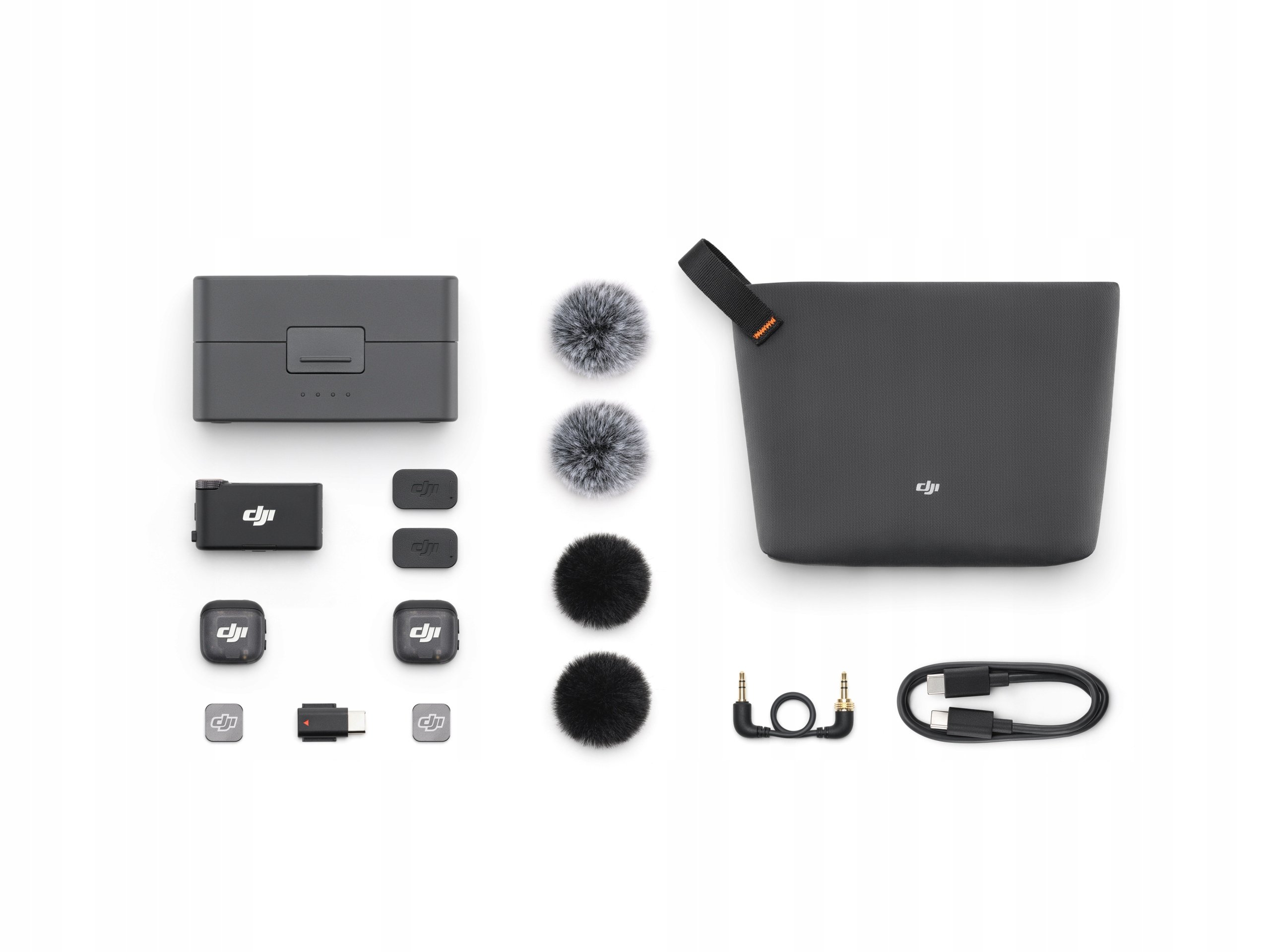 DJI MIC 3 (2 TX + 1 RX + Etui ładujące) – Profesjonalny system mikrofonowy do nagrywania