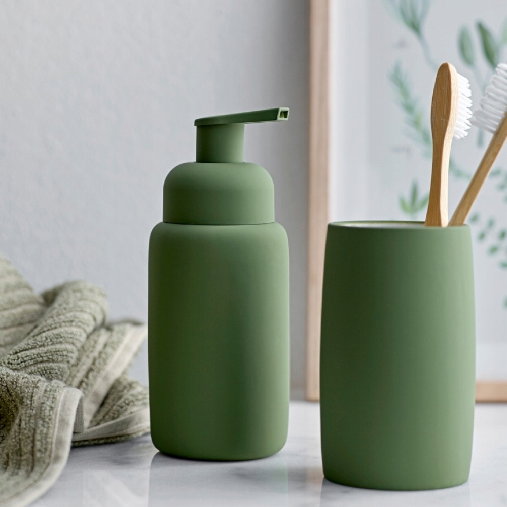Kubek na szczoteczki Mono Olive 25217 – Elegancja i funkcjonalność w Twojej łazience