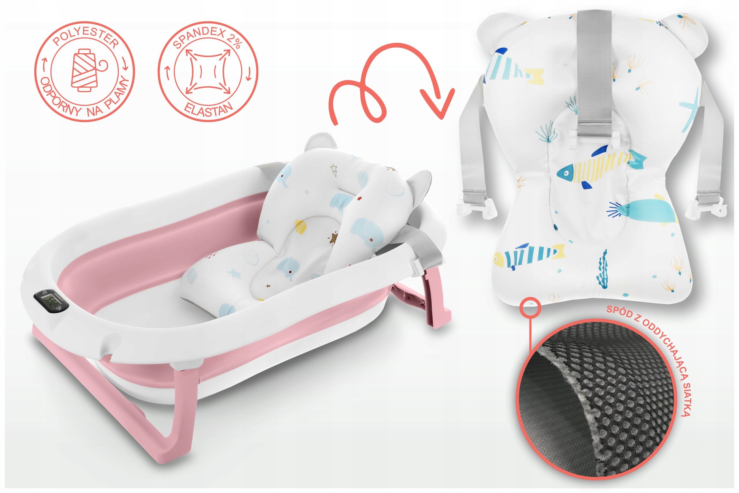 Poduszka na pasach – wygoda i stabilizacja dla noworodków