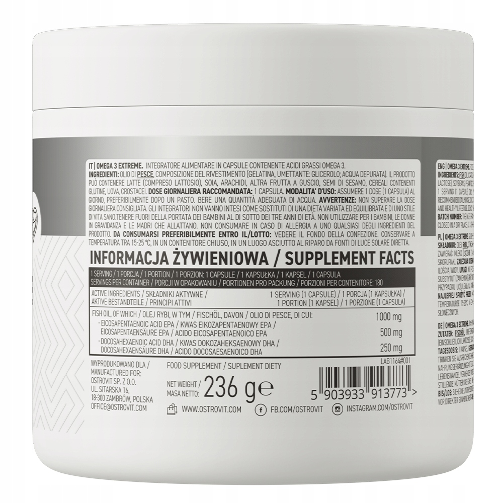 Wysoka zawartość kwasów omega-3 w każdej kapsułce
