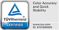 TUV color accuracy and quick stability