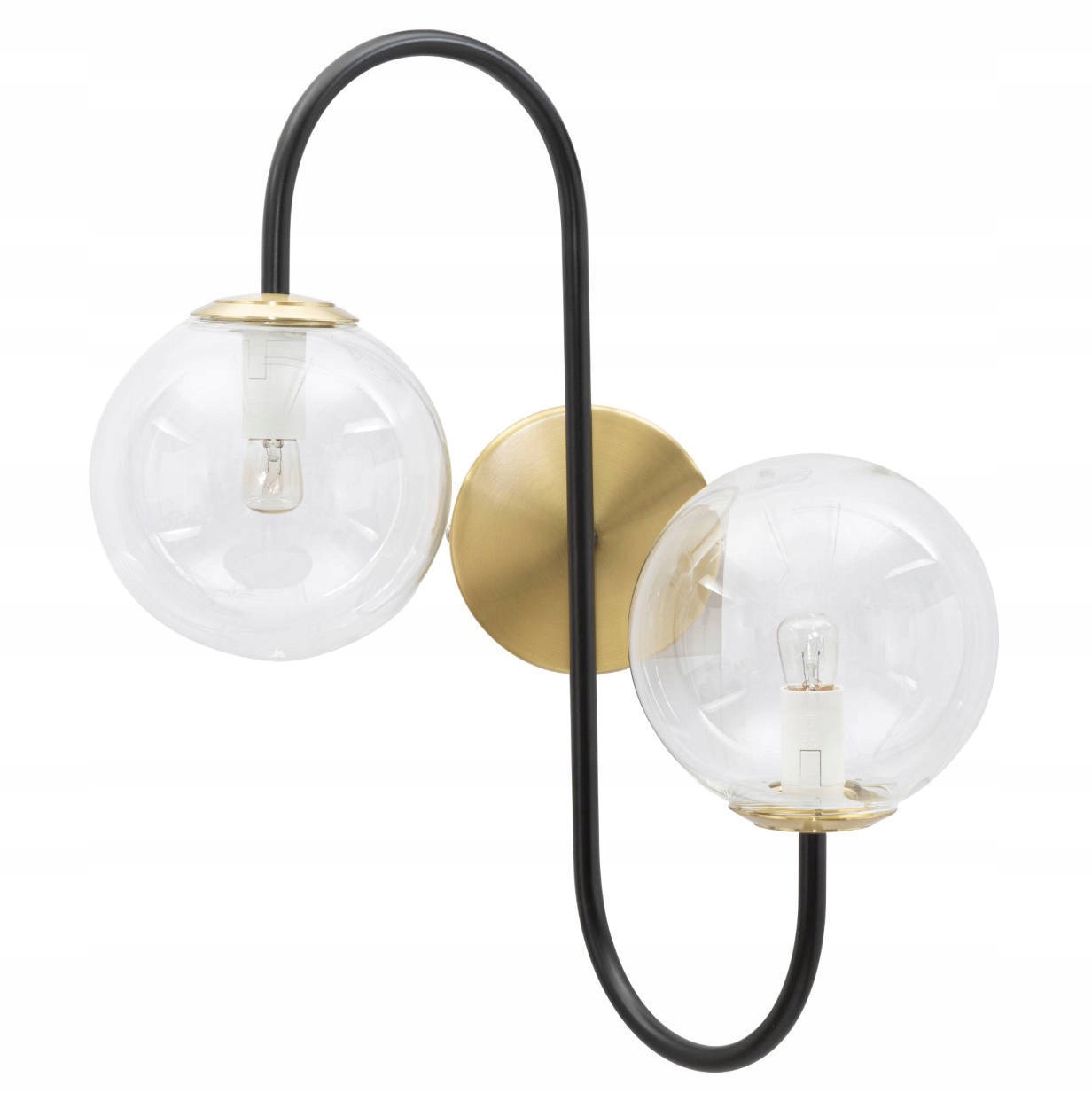 Kinkiet Ferretti – Elegancka lampa ścienna ze szklanych kul i metalu