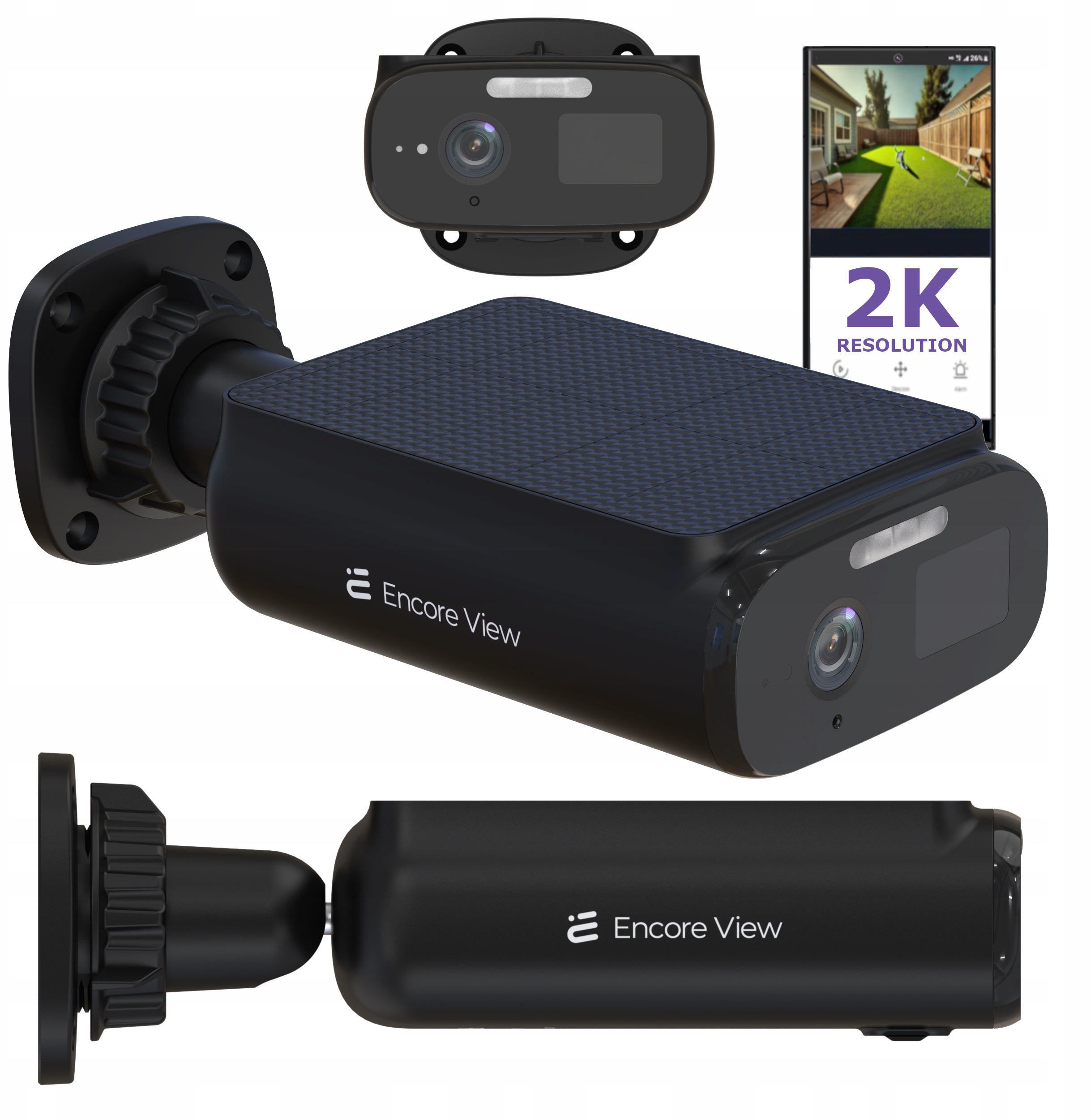 Inteligentna kamera WiFi Solarna USB-C 3Mpx (2304x1296) IP66 6600 mAh Encore View Stormwatch – Nowoczesne rozwiązanie dla Twojego bezpieczeństwa