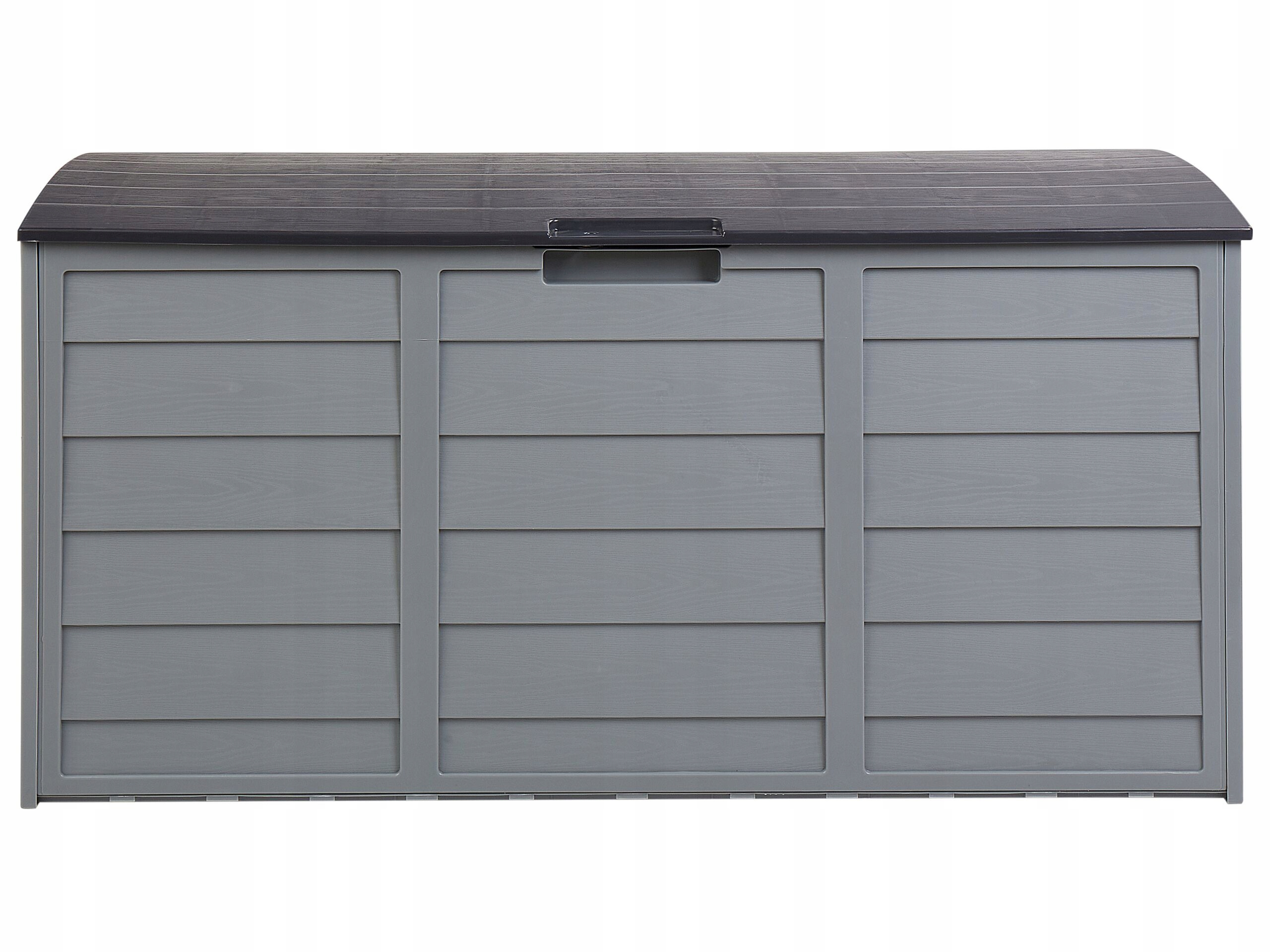 Skrzynia ogrodowa LOCARNO 112 cm 50 cm Szary – Idealne rozwiązanie do Twojego ogrodu