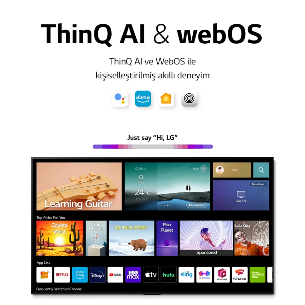 Smart TV z systemem WebOS – Łatwy dostęp do ulubionych aplikacji