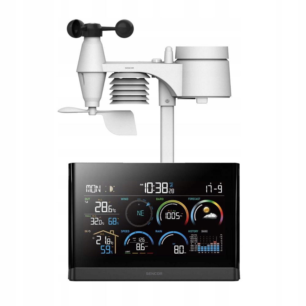 Bezprzewodowy czujnik 5w1 z zasięgiem do 150 m