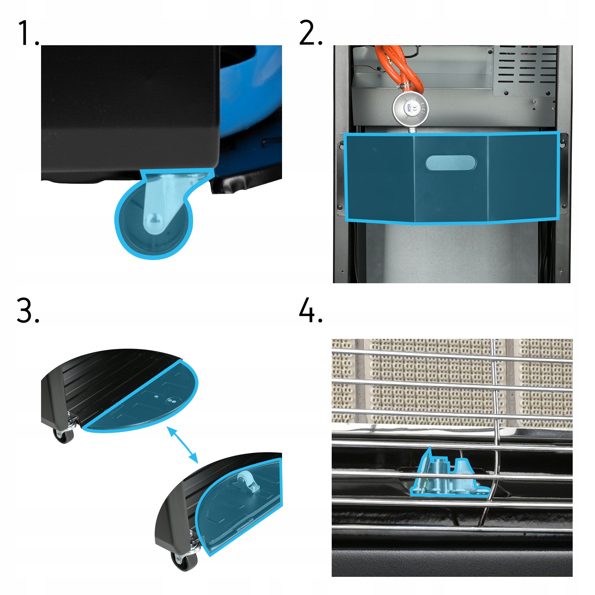 Funkcjonalność 2w1 – Piecyk gazowy i grzejnik elektryczny