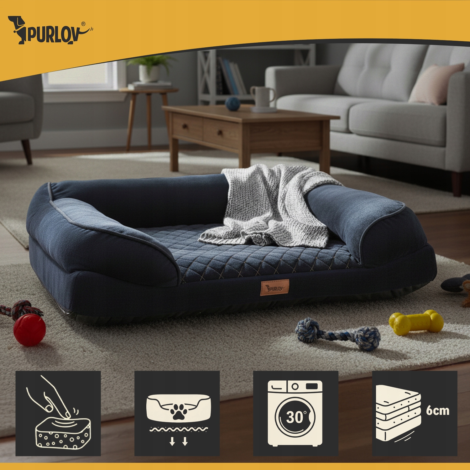 Antypoślizgowy spód i łatwość w utrzymaniu czystości