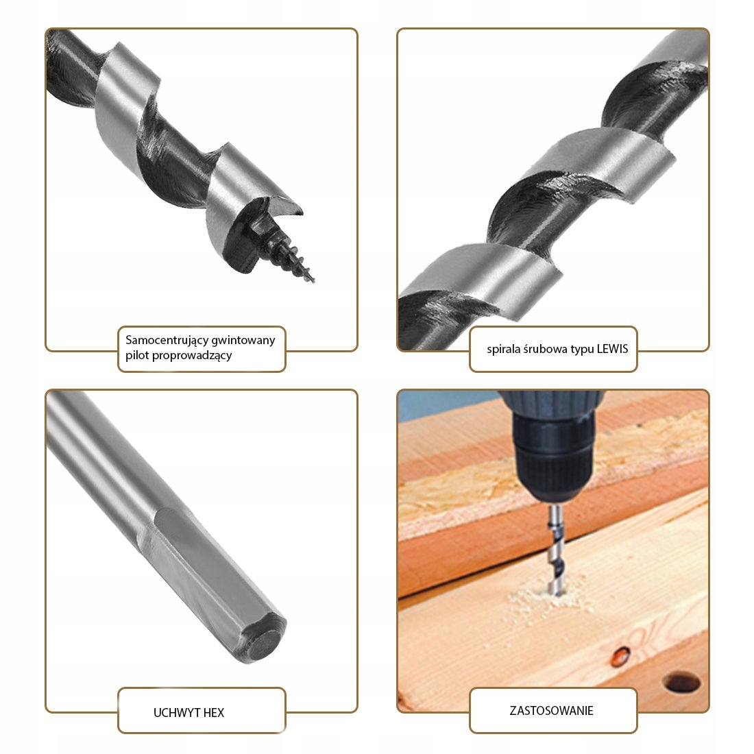 ARTPOL ŚWIDER DO DREWNA 32 x 235mm – Idealne narzędzie do precyzyjnego wiercenia