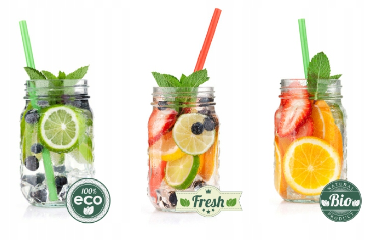 Smaczne napoje z dodatkiem owoców