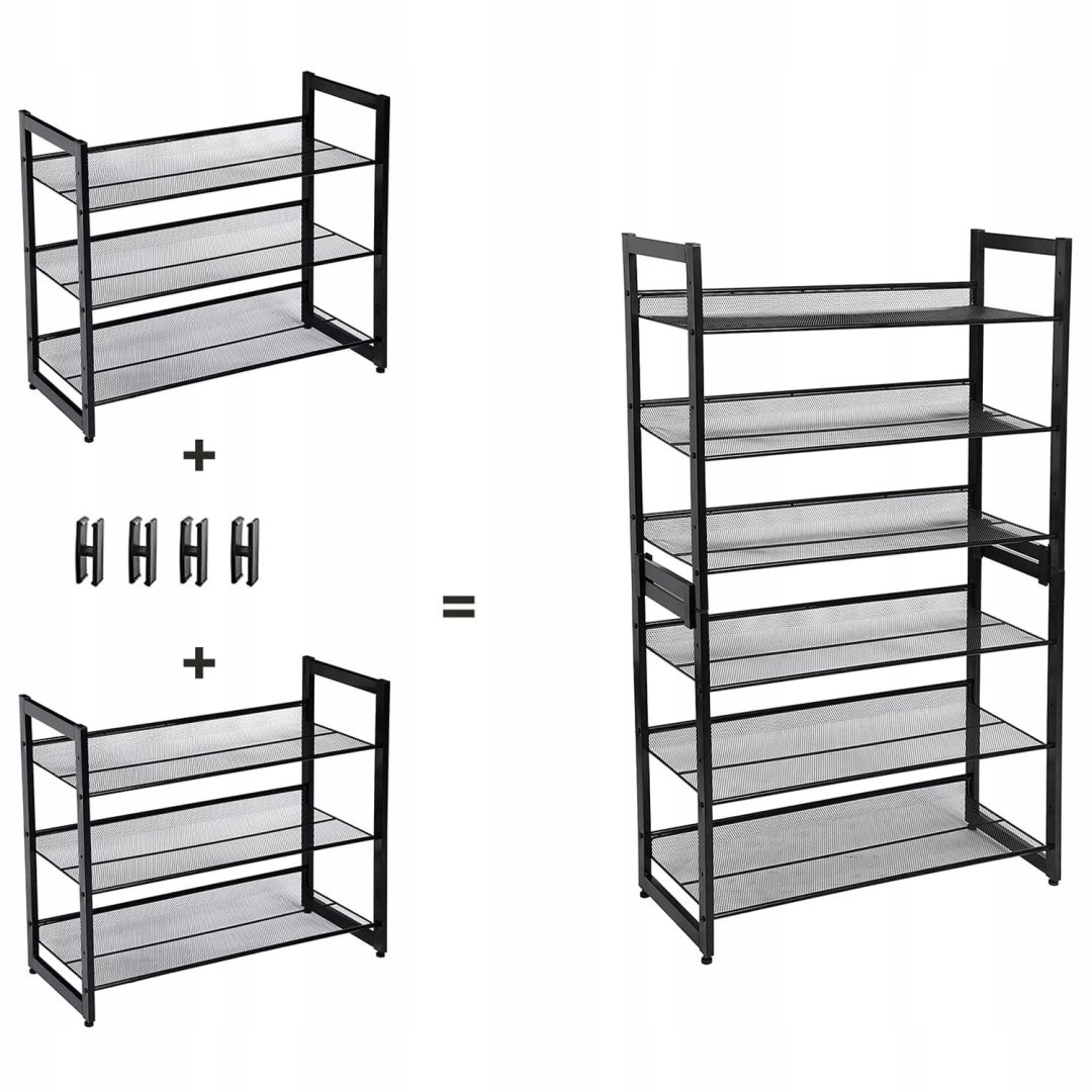 Możliwość łączenia stojaków – Stwórz większą przestrzeń do przechowywania