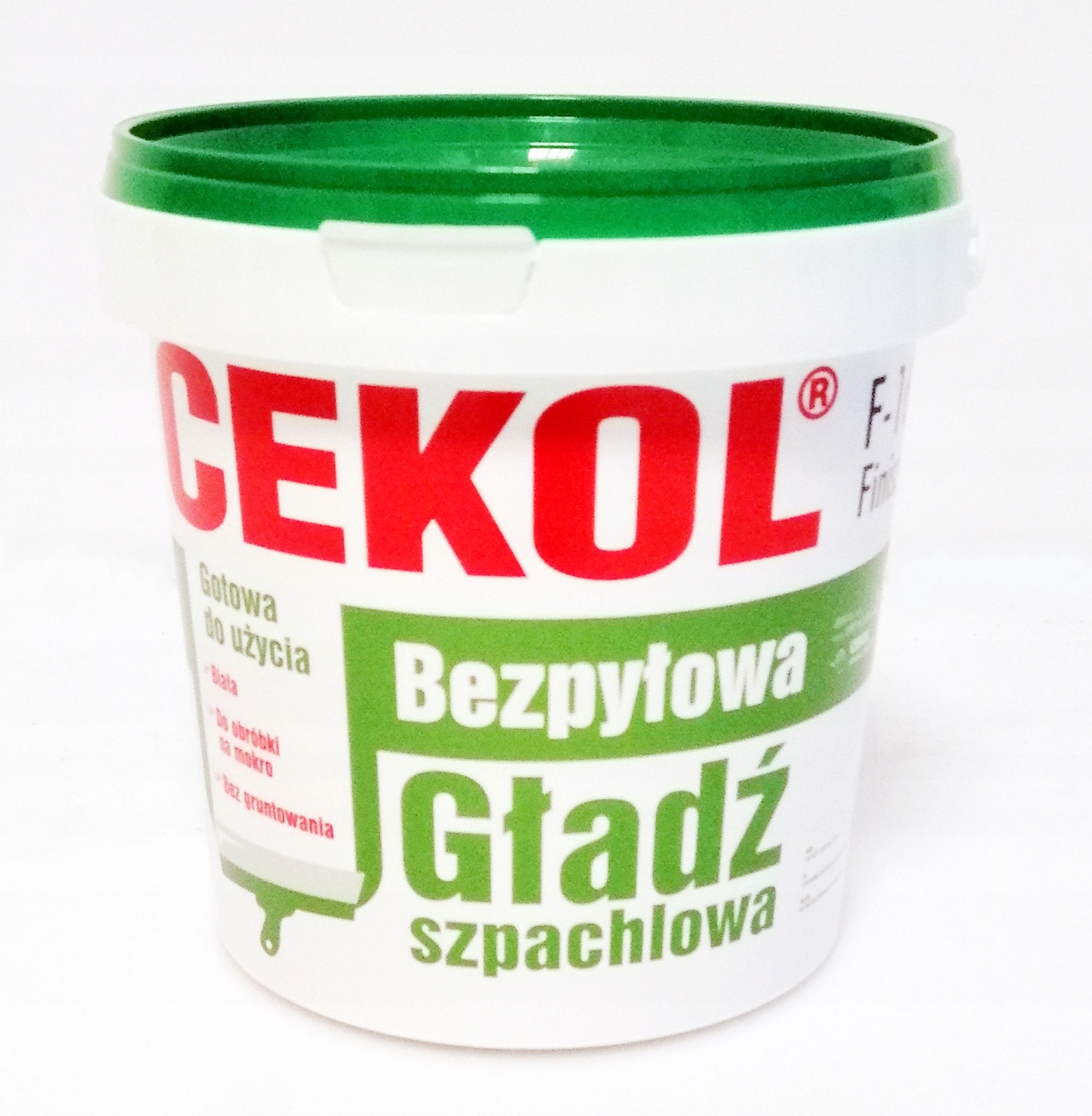 Cekol Gotowa gładź szpachlowa bezpyłowa 1,8 kg – Idealne wykończenie dla Twoich ścian