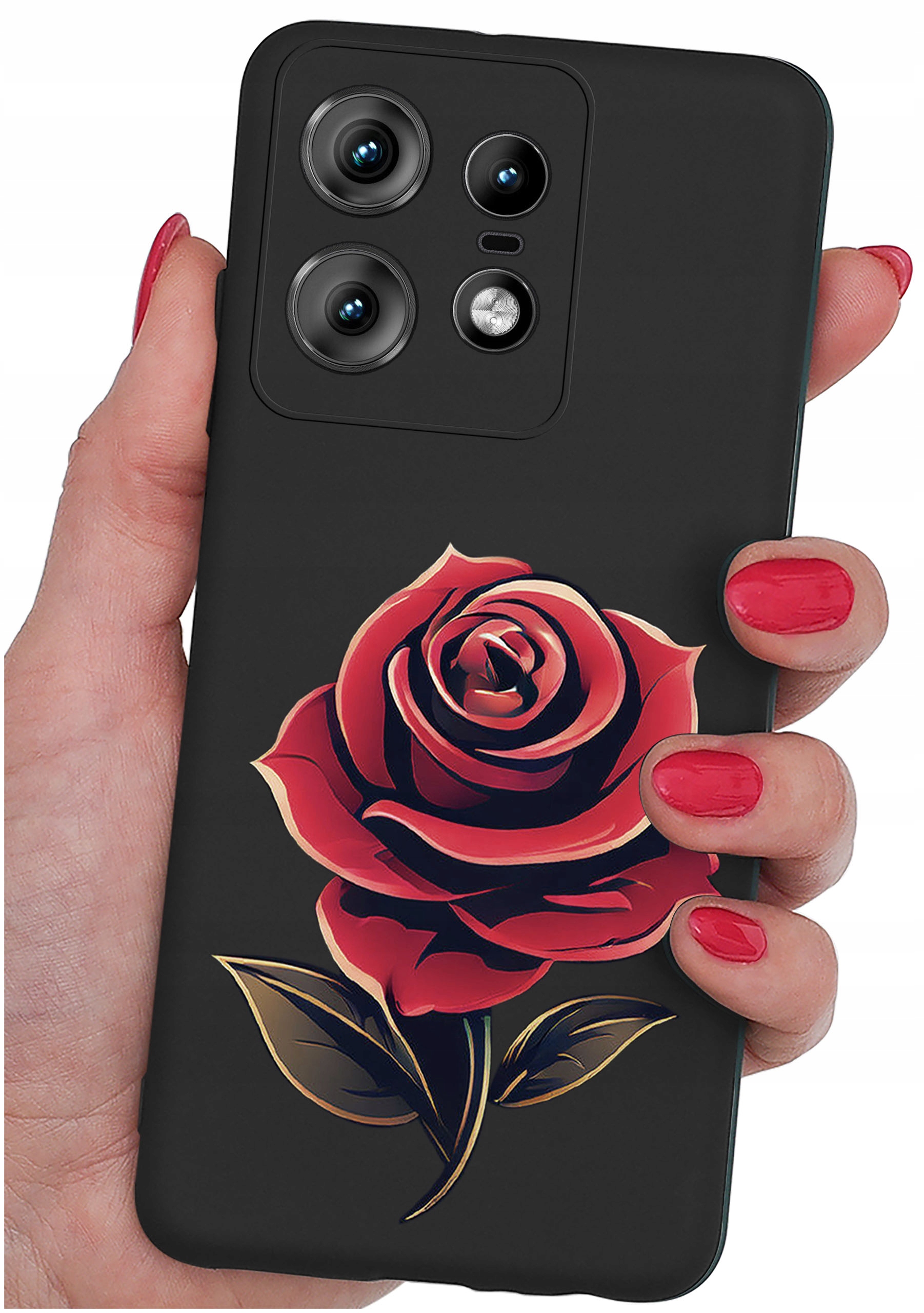 Etui do Motorola Moto EDGE 50 Pro WZORY | SILIKONOWE MATT CASE – Ochrona i styl w jednym