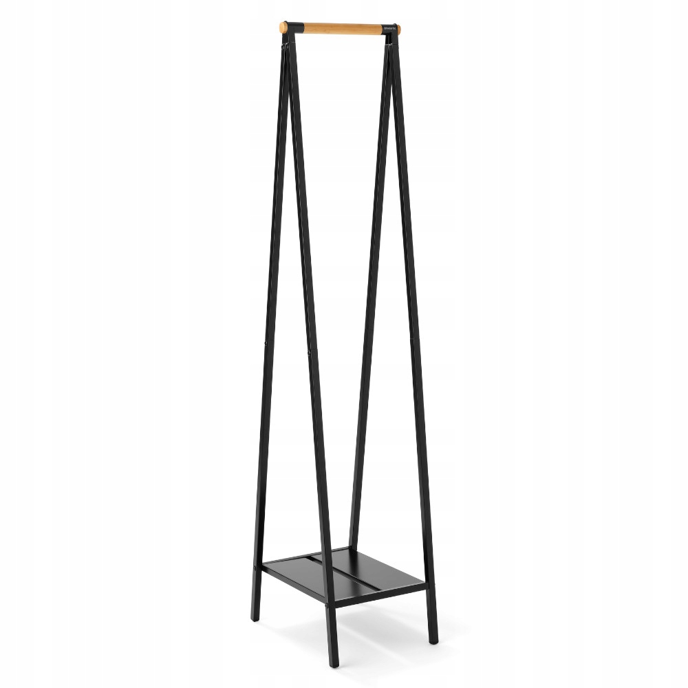 Brabantia Linn Compact - Stojący wieszak na ubrania w kolorze czarnym