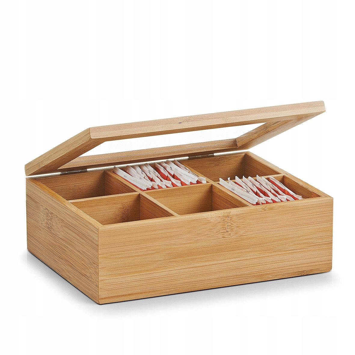 Praktyczne 6 przegródek na różne smaki herbat