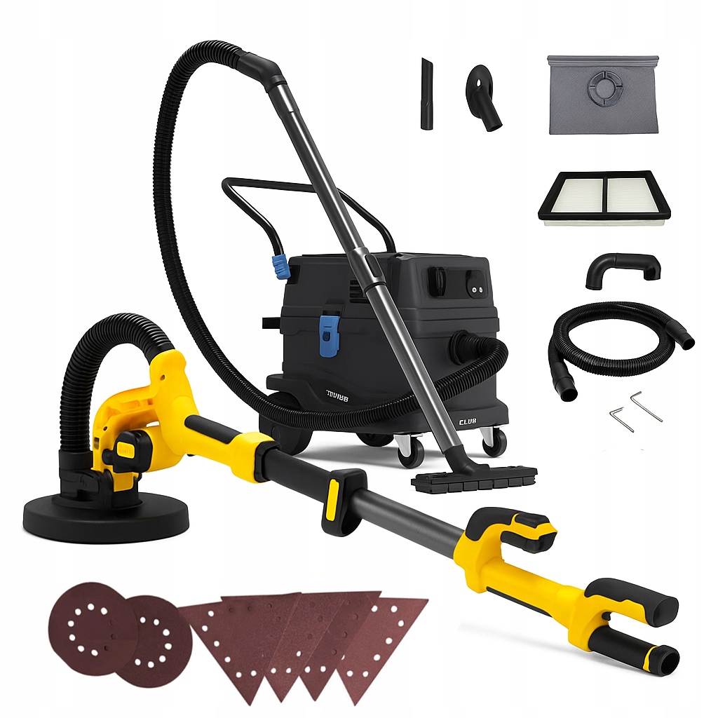 SZLIFIERKA DO GIPSU ŻYRAFA ODKURZACZ PRZEMYSŁOWY – Idealne narzędzie do precyzyjnego szlifowania