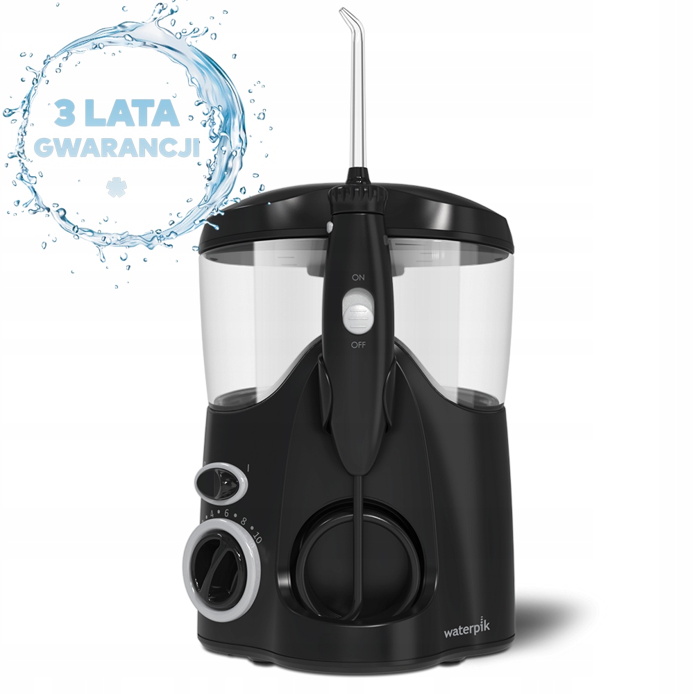 Irygator Waterpik WF-112 czarny – Skuteczna pielęgnacja jamy ustnej