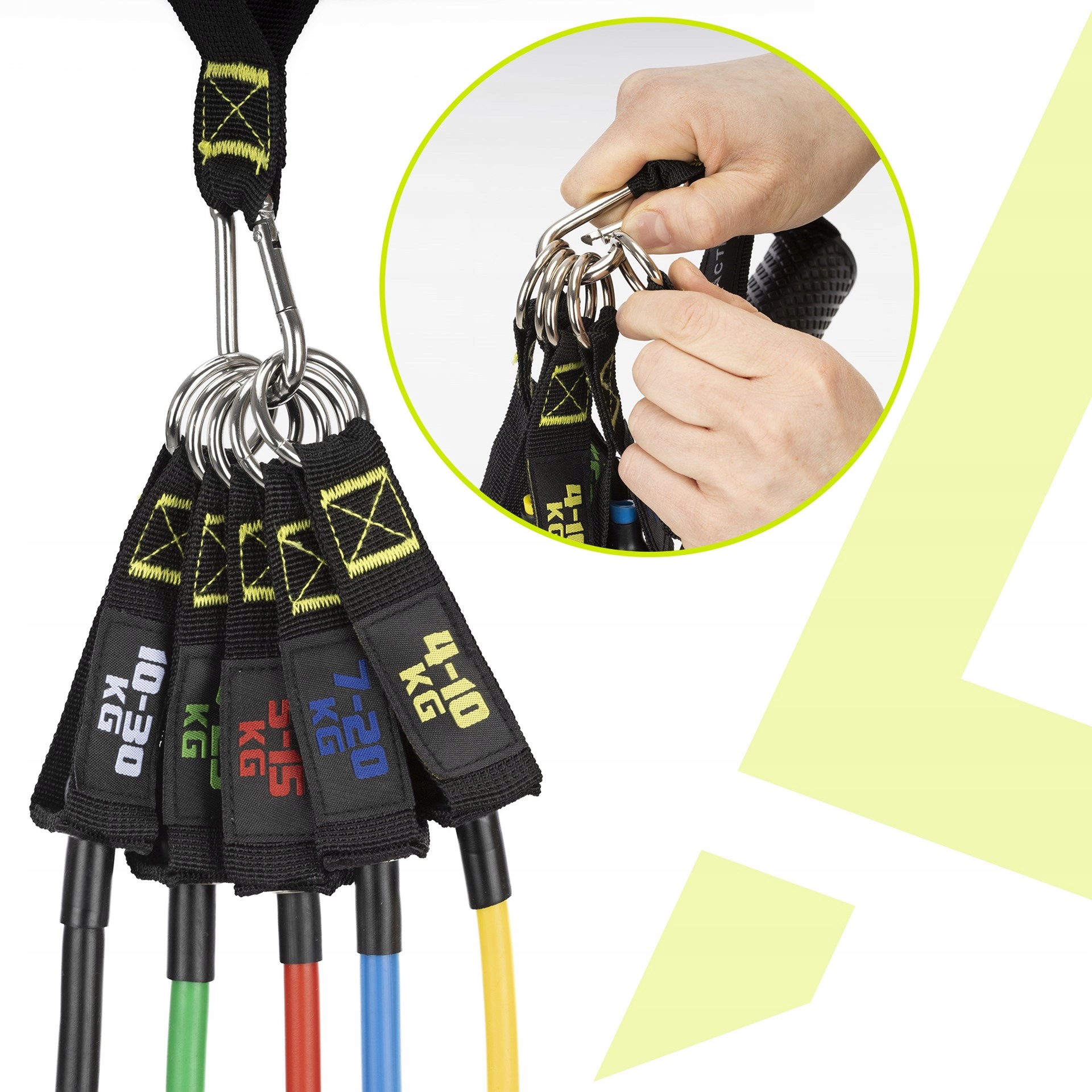 Kolorowe taśmy fitness – Jak różne poziomy oporu wpływają na trening?