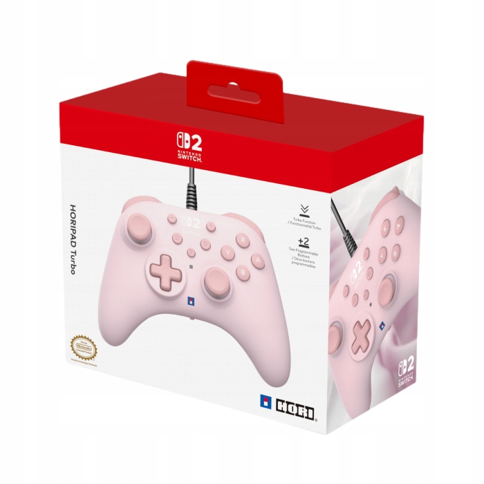 SWITCH 2 HORIPAD Turbo (Cozy Pink) – Idealny kontroler do gier