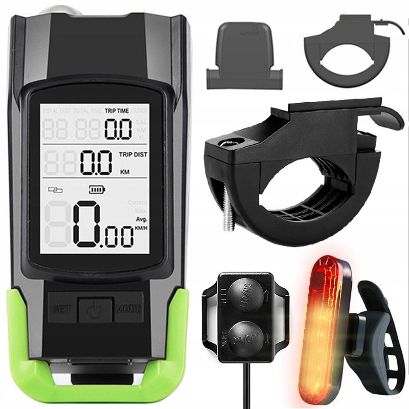 Wydajna lampka tylna dla bezpieczeństwa w nocy