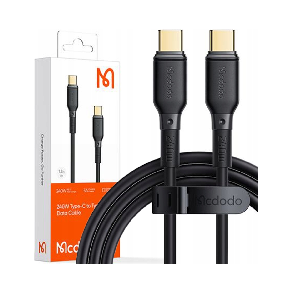 Kabel Mcdodo USB-C - USB-C 2 m Czarny (CA-3311) – Szybkie ładowanie i transfer danych