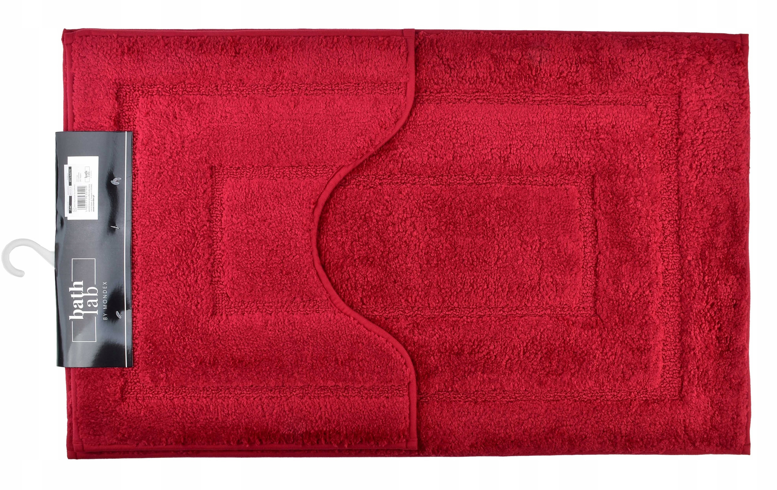 ZAC Komplet 2 Dywaników Łazienkowych 50x40/50x80cm czerwony – Elegancja i komfort w Twojej łazience