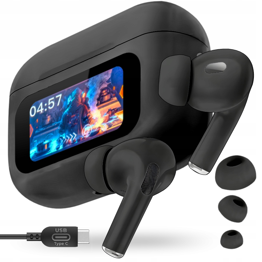 Słuchawki Bezprzewodowe Douszne Bluetooth ANC Redukcja Szumów LCD Buds – Nowoczesne rozwiązanie audio