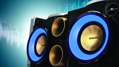 Dynamiczne oświetlenie ułatwia taniec w rytm muzyki