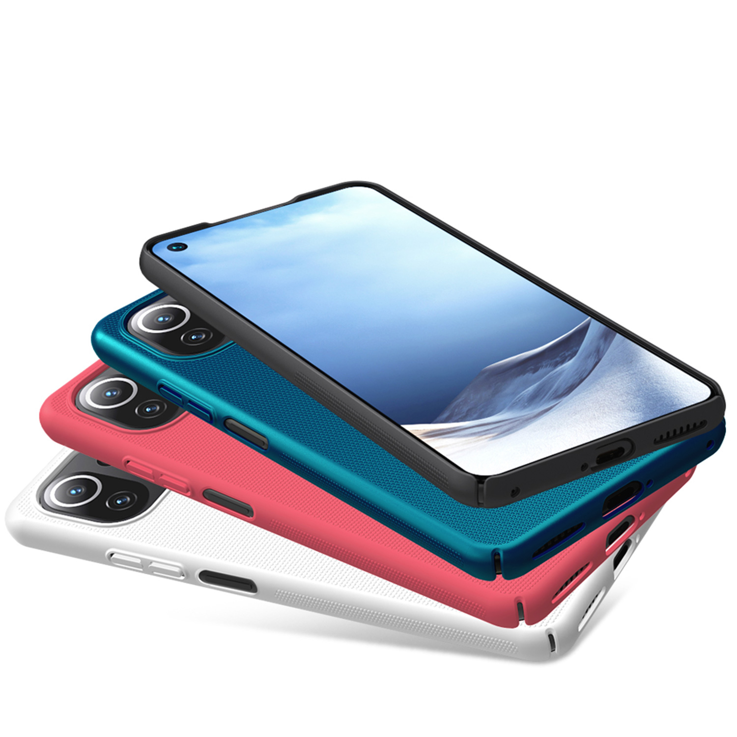 Etui Nillkin Frosted Shield dla Xiaomi Mi 11 Lite 4G/ 5G - Zalety, które pokochasz. Zostań z serią Frosted na dłużej!