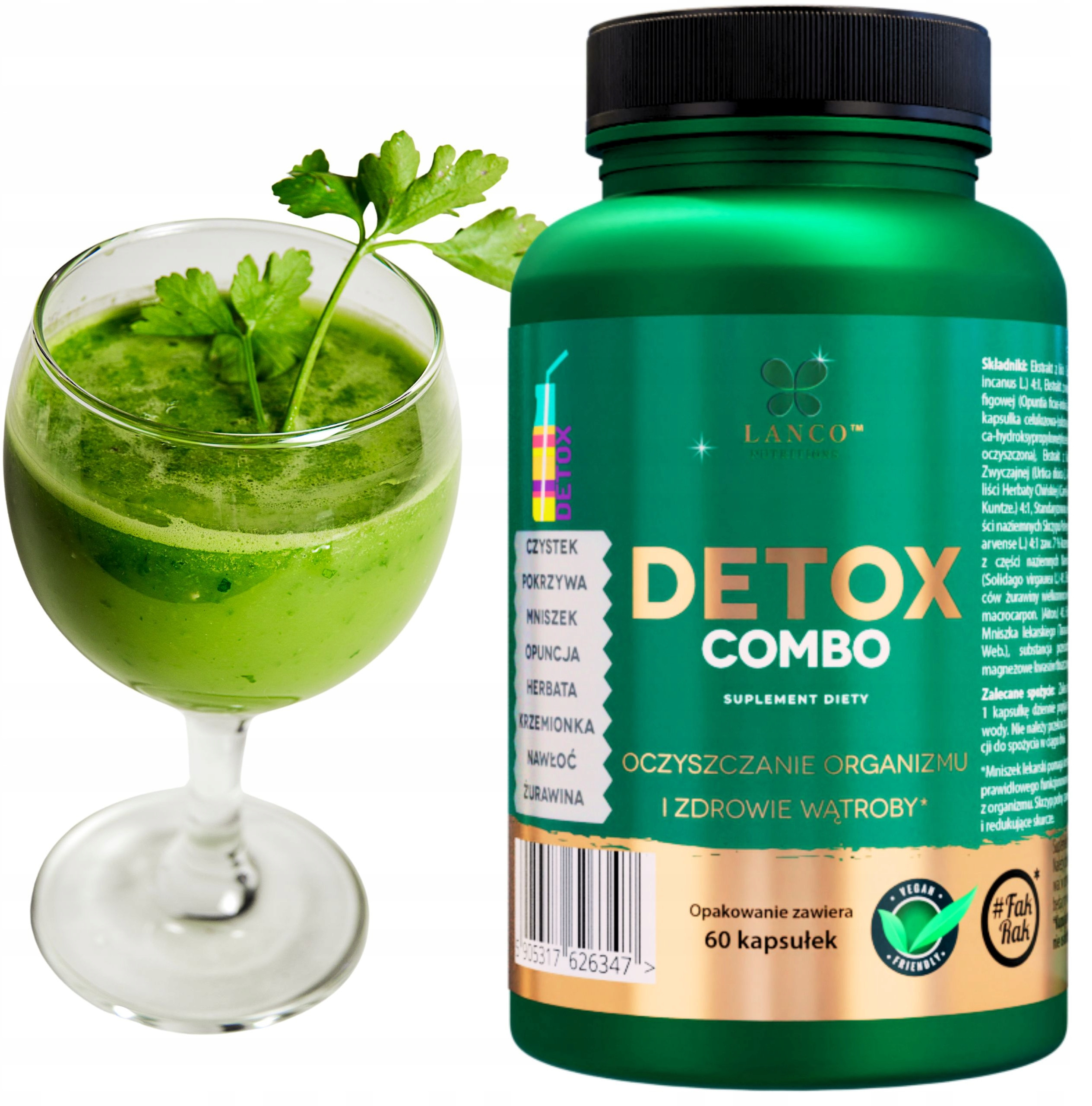 Lanco Detox Combo – Oczyszczanie organizmu z toksyn w kapsułkach