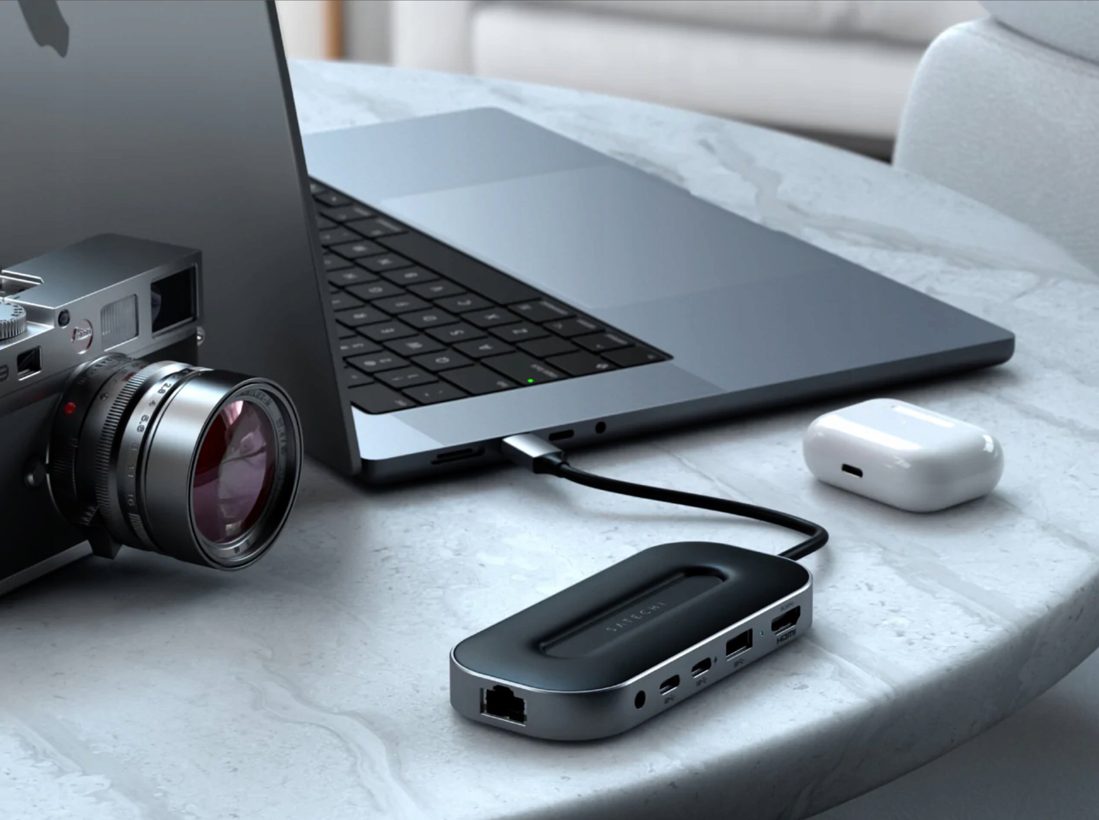 ADAOTER HUB USB-C SATECHU W 2.5G HDMI 2.1 USB-C Zastosowanie inne